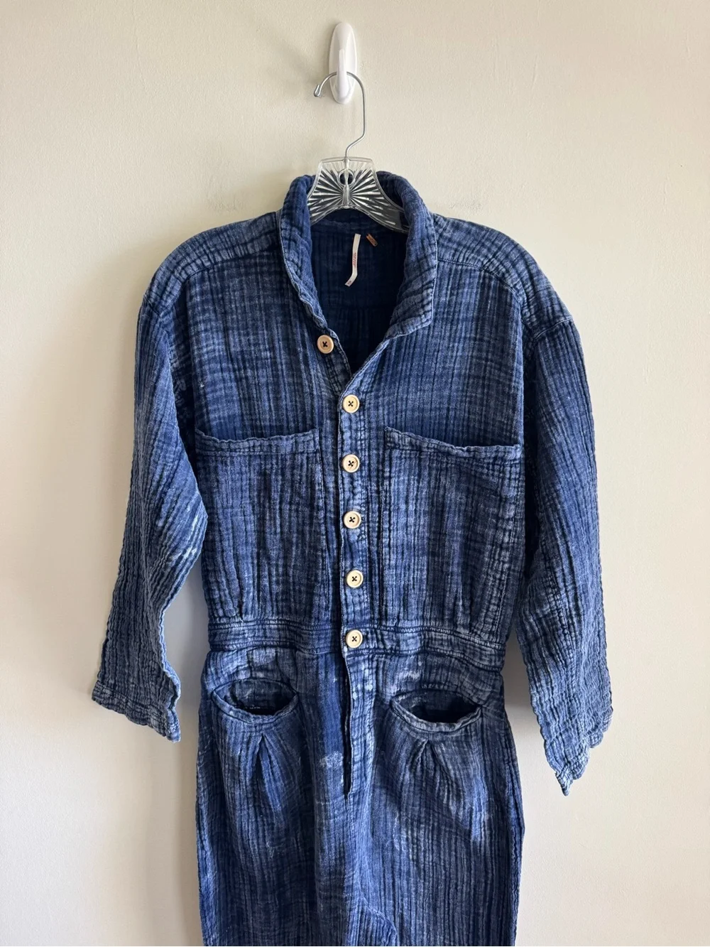 Free People Madrid Double Cloth One Piece Jumpsuit